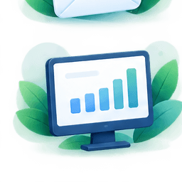Illustration of an analytics dashboard
