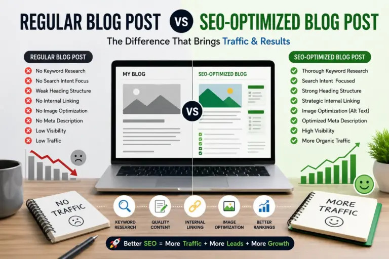 SEO-Optimized Blog Posts vs Regular Blog Posts: The Difference